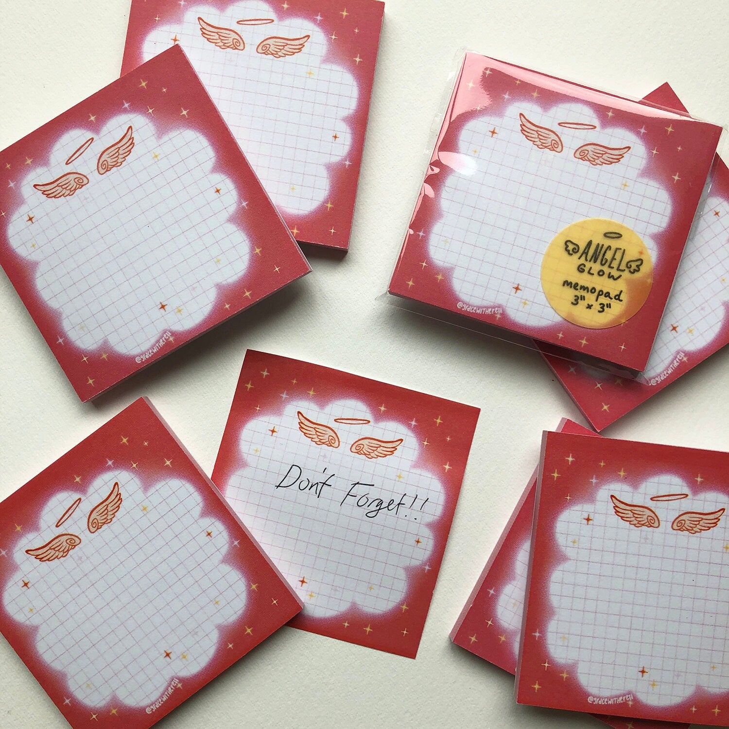 Angel Glow Sticky Notes