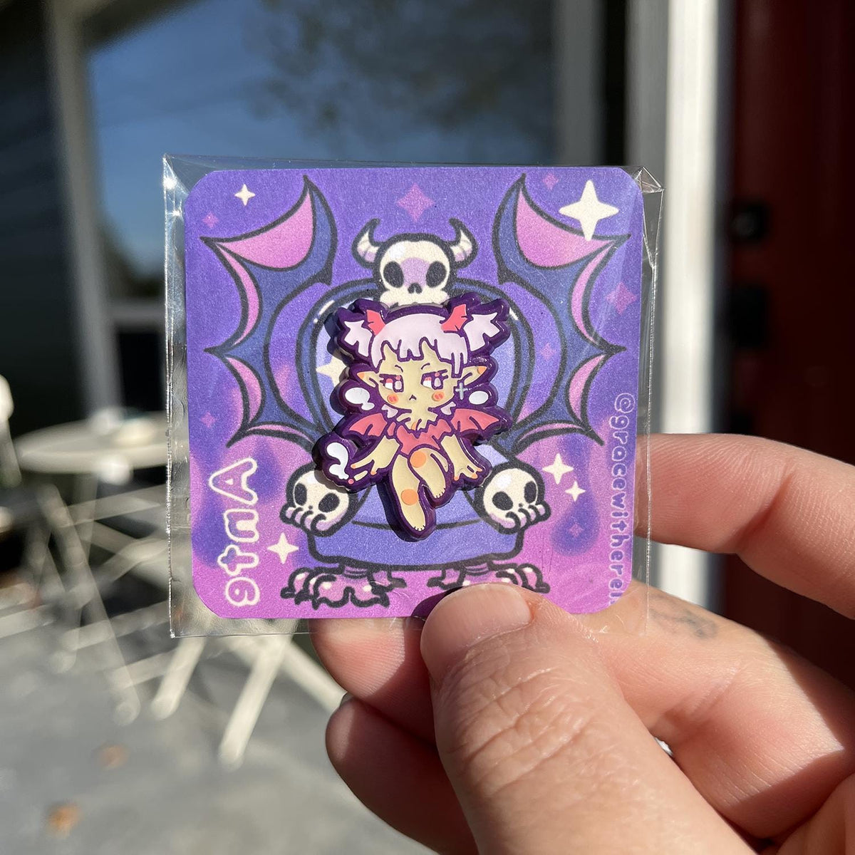 Ante Enamel Pin