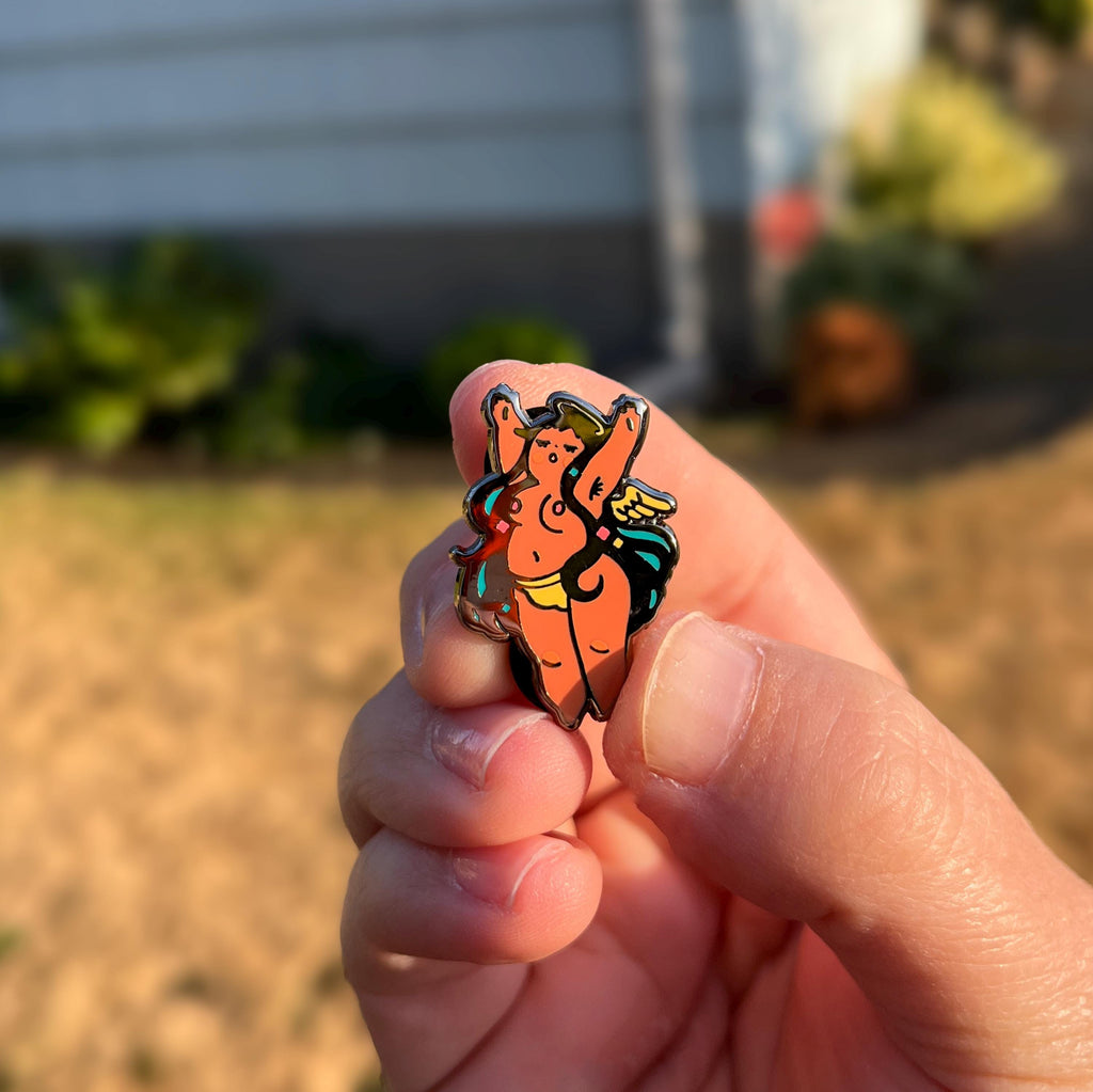 Sunkissed Angel Enamel Pin