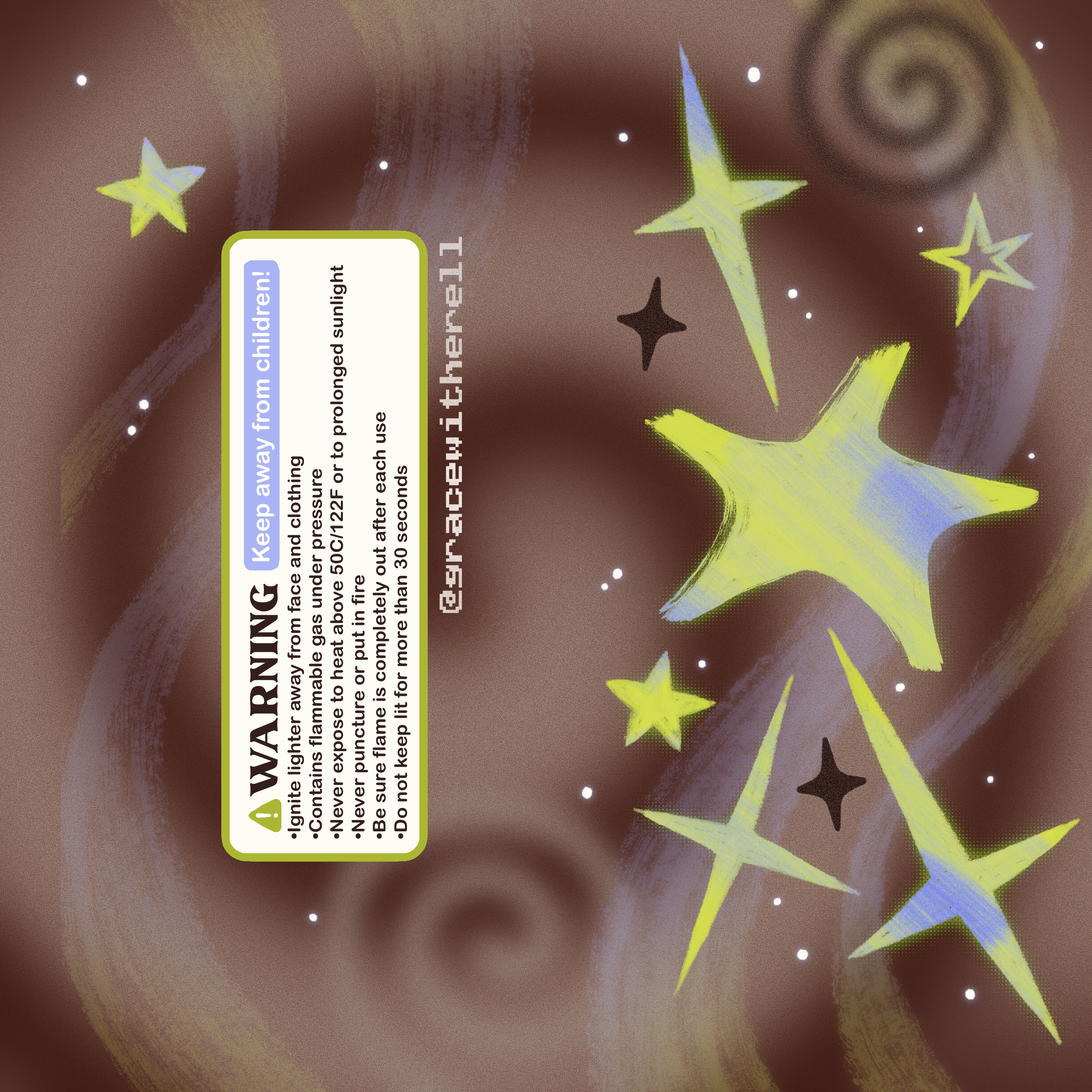Cosmic Swirl Lighter