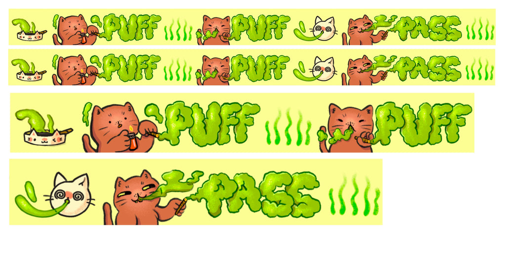 Puff Puff Pass Washi Tape 2.0