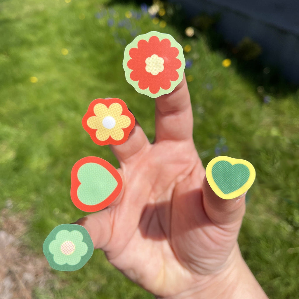 Summer Flower Sticker Sheet