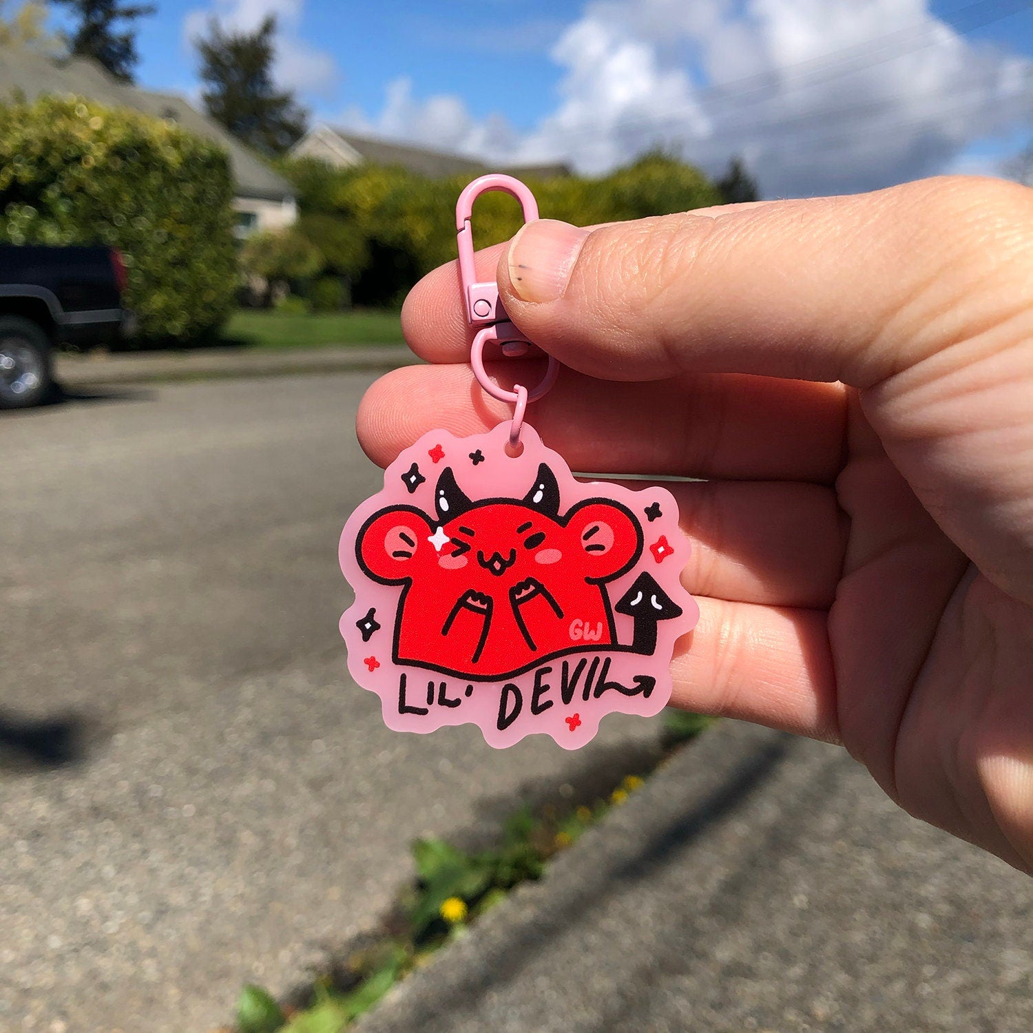 Lil' Devil Keyring