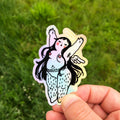 Holographic Cherub Sticker