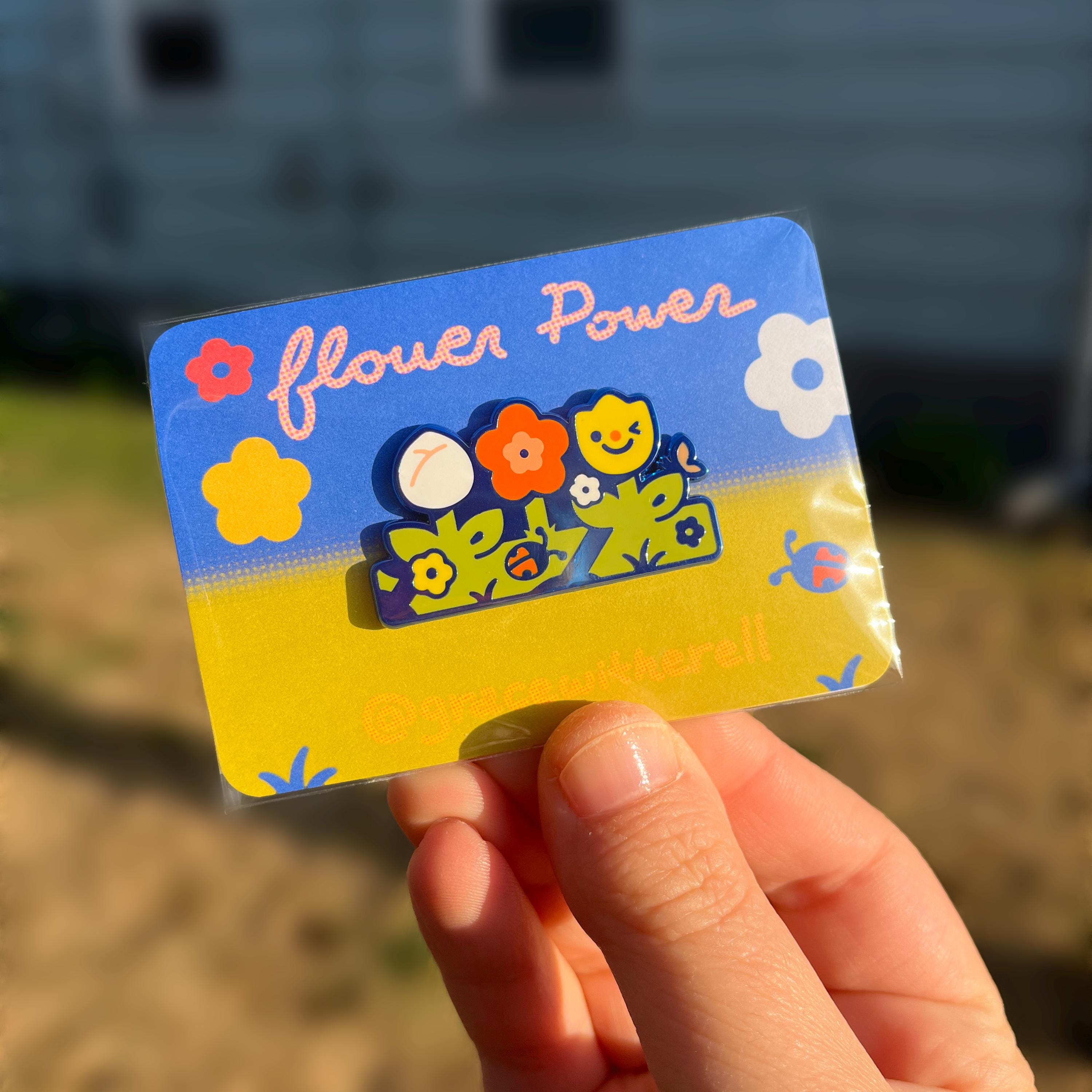 Flower Power Pin