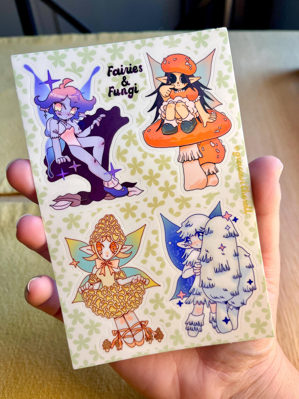 Fairies and Fungi Sticker Sheet