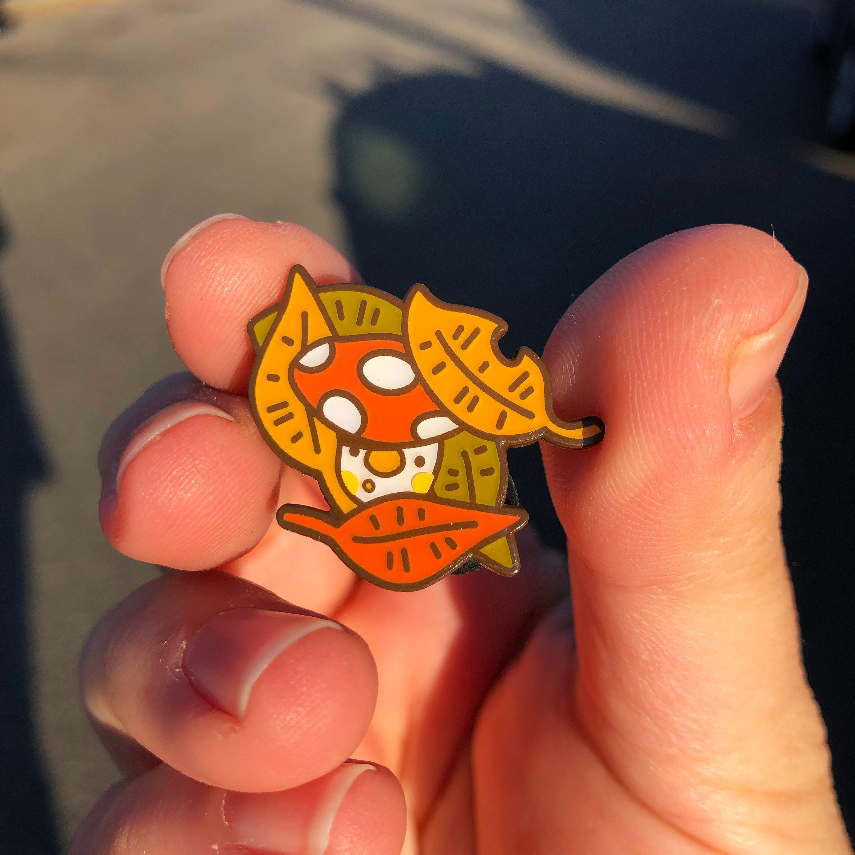 Mush in the Brush Enamel Pin