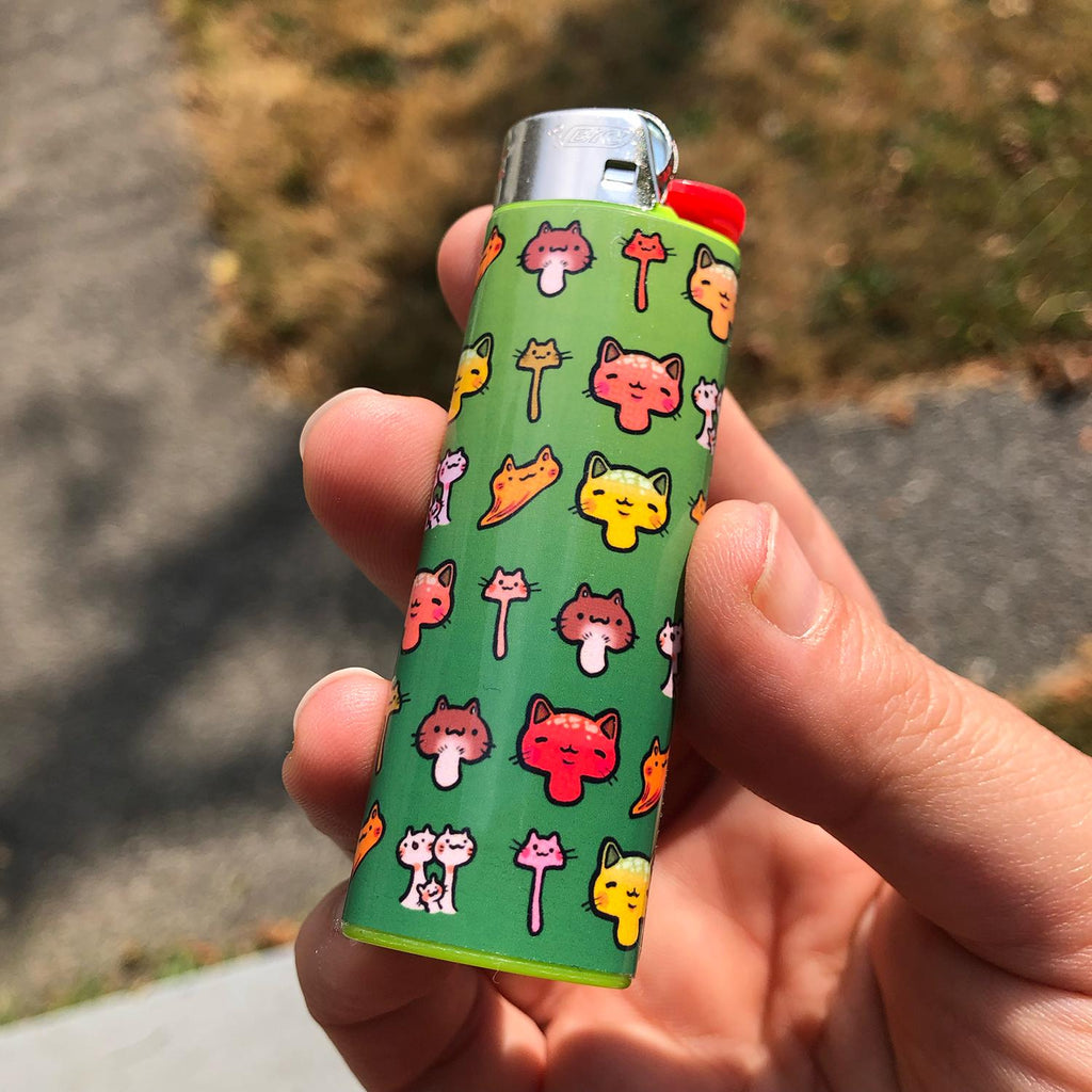 Fungi Cats Lighter